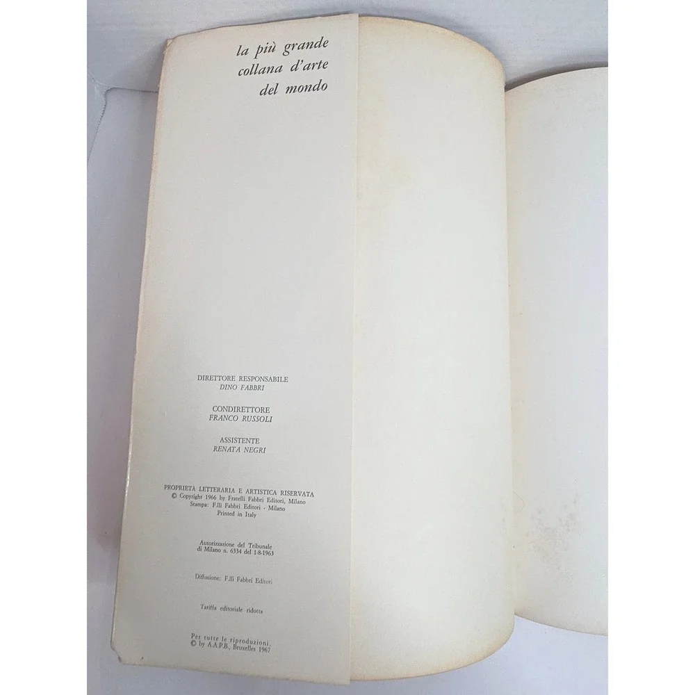 I Maestri Del Colore James Ensor Art Book ITALIAN Edition‎ Vintage 1966